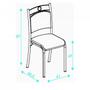 Imagem de Kit 2 Cadeiras Premium Móveis Brastubo