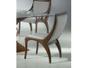 Imagem de Kit 2 Cadeiras Rebeca Sem Braço Madeira Imbúia com Tecido Suede Cinza Fendi - Datelli Design