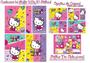 Imagem de Kit 2 Cadernos Hello Kitty Brochurinha 1/4 80fls + 1 Desenho