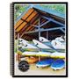 Imagem de Kit 2 Cadernos Surf Com Pauta 200 Folhas Arame Capa Dura