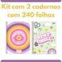 Imagem de Kit 2 Cadernos Universitário 15 Matérias com Bolso Interno