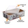 Imagem de Kit 2 Caixa De Sapato Transparente Para Organizar - Média