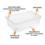 Imagem de Kit 2 Caixa De Sapato Transparente Para Organizar - Média