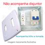 Imagem de Kit 2 Caixa Embutir com Tomada sem Disjuntor para Ar Condicionado Portão