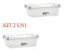 Imagem de KIT 2 Caixa Plastica Multiuso Pratic Box 2,5l