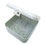Imagem de Kit 2 Caixa Proteção Conector Câmera Cftv Balun Fonte com Ip67 102x102x54
