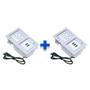 Imagem de Kit 2 Caixas De Tomadas 4 Blocos Com 2 Tomadas 20A 3USB 2USB