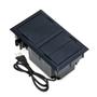 Imagem de Kit 2 Caixas De Tomadas 4 Blocos Com 3 Tomadas 10A 2USB 9.0A