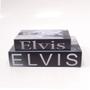 Imagem de Kit 2 Caixas Decorativas Madeira Elvis Porta Objeto Treco