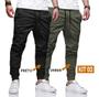 Imagem de Kit 2 Calça Jogger Jeans Skinny Masculina Com Punho Elastico A Pronto Entrega