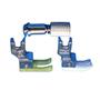 Imagem de Kit 2 Calcador de Teflon Pesponto Compensado 1mm 1/32N Direito e Esquerdo Com Engate Rápido