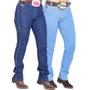 Imagem de Kit 2 Calças Carpinteiras Femininas Country Jeans