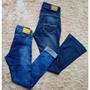 Imagem de kit 2 calças jeans infantil feminina com lycra Tam 16