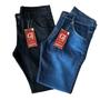 Imagem de Kit 2 Calças Jeans Masculina Slim Elastano