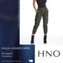 Imagem de Kit 2 Calças Jogger HNO Jeans Bolso Lateral Camuflada e Azul Claro