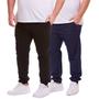 Imagem de Kit 2 Calças Jogger Plus Size Masculina
