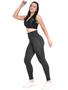Imagem de Kit 2 calças legging feminina boa para academia a pronta entrega calça com elastano