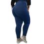 Imagem de Kit 2 Calças Legging Plus Size Heide Ribeiro Leg Basic Suplex Barato