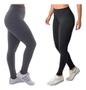 Imagem de Kit 2 Calças Legging Suplex  Leg Reforçada Fitness Academia