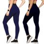 Imagem de Kit 2 Calças Leggings Selene Sem Costura Feminina