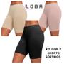 Imagem de Kit 2 Calcinha Básica Boxer Shorts Lupo Loba Sem Costura Oferta Segunda Pele