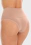 Imagem de Kit 2 Calcinha Cinta Fristyle Microfibra Bege Cós Alto Modeladora