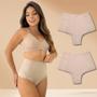 Imagem de Kit 2 Calcinha Modeladora Elástico Lateral Anti Culote Rupee