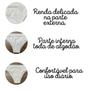 Imagem de Kit 2 Calcinhas Femininas Algodão com Renda Confortável Lingerie Moda Intima 