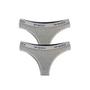 Imagem de Kit 2 Calcinhas Tanga Cotton Algodão Confortável com Elástico Try Basics