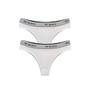 Imagem de Kit 2 Calcinhas Tanga Cotton Algodão Confortável com Elástico Try Basics