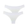 Imagem de Kit 2 Calcinhas Tanga Try Basics Algodão Cotton Básica Lisa Moda Lingerie