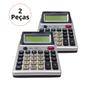 Imagem de Kit 2 Calculadora Com Duplo Visor + Testa Dinheiro Falso