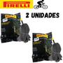 Imagem de Kit 2 Câmaras De Ar Pirelli Bicicleta  Aro 26 Bico Grosso 33mm