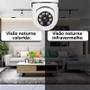 Imagem de Kit 2 Câmera 360 Robozinho Lâmpada Wifi Inteligente A