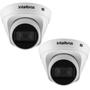 Imagem de kit 2 Camera Dome IP Intelbras VIP 1230 D Full HD 1080p Lente 2.8mm 30m IR PoE IP67 H.265