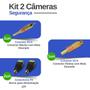 Imagem de Kit 2 Câmeras Bullet Tudo Forte TF 2020 B Full HD 1080p Visão Noturna 20M Proteção IP66 + Tela Monitor 7 polegadas LCD Colorido + Acessórios