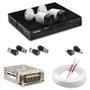 Imagem de Kit 2 Câmeras De Segurança Intelbras Full Hd 1080p Com Dvr Mhdx 1204 1080p  Completo 100% Intelbras