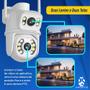Imagem de Kit 2 Câmeras De Segurança Ps Imports Wi-fi Smart Dupla Lente 3mp Vigilância Cor Branco