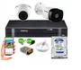 Imagem de Kit 2 Câmeras de Segurança VHC 1120D HD 72OP DVR MHDX FULL HD 4 Canais Intelbras C/Hd 160Gb