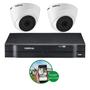 Imagem de Kit 2 câmeras domes Hd 1120D + Dvr Full Hd MHDX