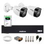 Imagem de Kit 2 Câmeras Intelbras VHD 1130 B HD 720p Visão Noturna 30m Resistente à Chuva IP67 + Dvr Intelbras MHDX 1104-C 4 Canais + HD SkyHawk 2TB