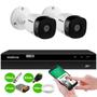 Imagem de Kit 2 Câmeras Intelbras VHD 1230 B Full HD 1080p Bullet Visão Noturna de 30 metros IP67 + DVR Intelbras MHDX 1204 4 Canais