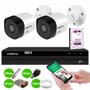 Imagem de Kit 2 Câmeras Intelbras VHD 3130 Bullet G6 HD 720p, Lente 3.6mm, Visão Noturna 30m, IP67 + DVR Intelbras MHDX 1204 4 Canais + HD 1TB