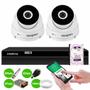 Imagem de Kit 2 Câmeras Intelbras VHD 3230 D G7 Dome Full HD 1080p Visão Noturna de 30m IP67 + DVR Intelbras MHDX 1204 4 Canais + HD 1TB