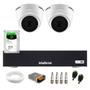 Imagem de Kit 2 Câmeras Intelbras VHL 1120 D HDCVI Lite HD 720p Lente 3.6mm Visão Noturna 20m + Dvr Intelbras MHDX 1004-C 4 Canais + HD 2TB BarraCuda