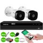 Imagem de Kit 2 Câmeras Intelbras VHL 1120B HD 720p HDCVI Infra 20m IP66 + DVR Intelbras MHDX 1204 4 Canais