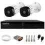 Imagem de Kit 2 Câmeras Intelbras VHL 1220 B HDCVI LITE Bullet Full HD 1080p Visão Noturna 20m IP66 + Dvr Tudo Forte TFHDX 3304 4 Canais Com App Xmeye