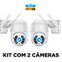 Imagem de Kit 2 Câmeras IP Dome Externa Yoosee 3MP Wi-Fi