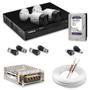 Imagem de Kit 2 Câmeras Segurança Intelbras Full Hd 1080p Com Dvr Mhdx 1204 1080p Com HD 1TB Purple Completo