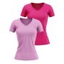 Imagem de Kit 2 Camisa Blusa Térmica Camiseta Manga Curta Feminina Academia Treino Pescaria Esportiva Fitness